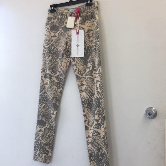 Wish The Label Python Jeans - Grey / Tan - Picture 1 of 2